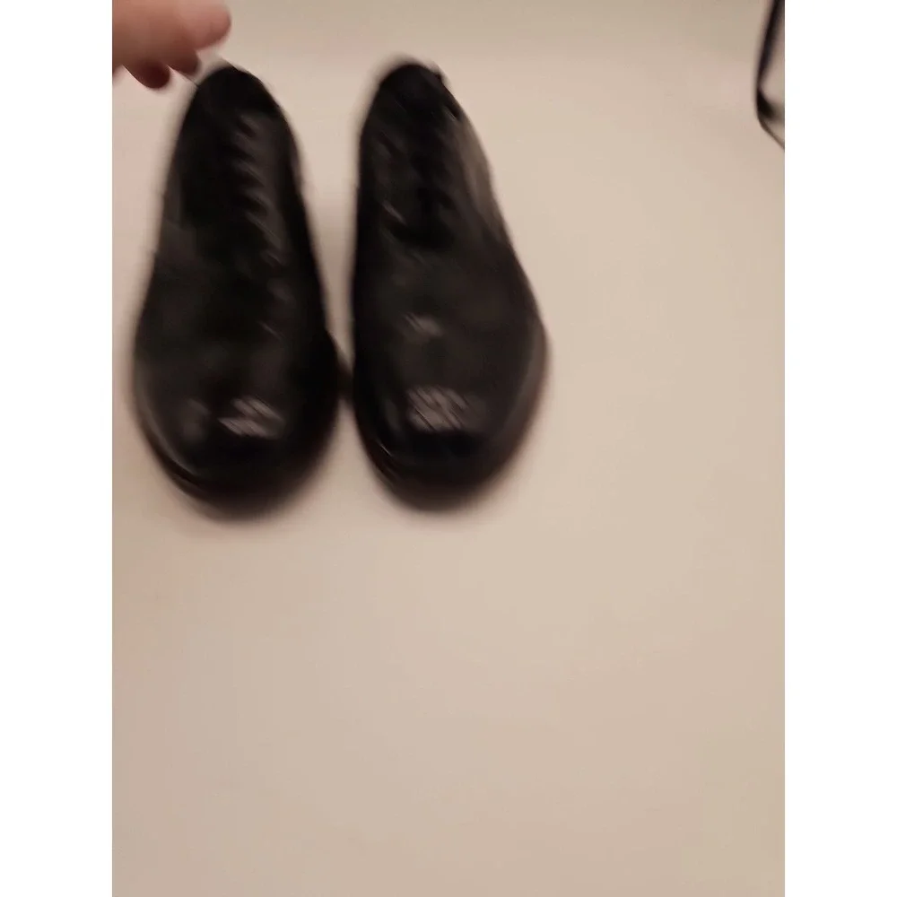 Johnston & Murphy JM 1850 Black Leather Wingtip Brogue Dress Shoes Men Sz 9M US